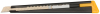 Нож OLFA с выдвижным лезвием, черный, 9мм от компании ПРОМАГ