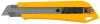 Канцелярский нож BRAUBERG мощный, 18 мм, Heavy duty, автофиксатор, резиновые вставки, металл 237158  от компании ПРОМАГ