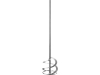 Миксер ЗУБР "ПРОФЕССИОНАЛ" для красок, шестигранный хвостовик, оцинкованный,  на подвеске, 120х600мм от компании ПРОМАГ