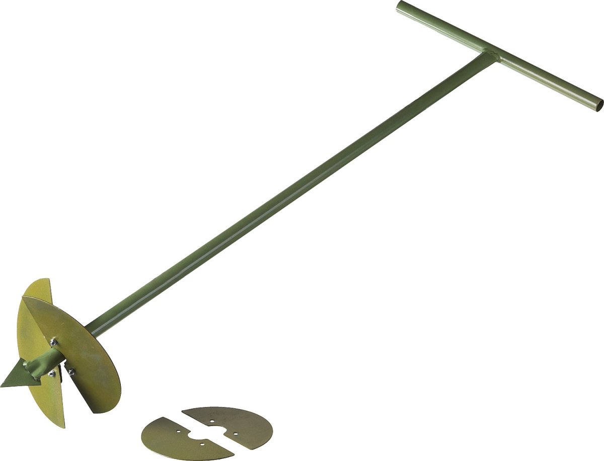 Бур садовый РОСТОК, со сменными ножами, 150 мм, 200мм, длина 1000мм