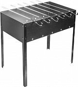 BOYSCOUT Мангал 50х30х50см сборный 6 шампуров в картонной коробке BOYSCOUT 4640006419855 