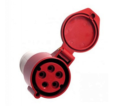 Розетка кабельная 16А 3Р+N+Е IP44 переносная 380В EKF ps-215-16-380 