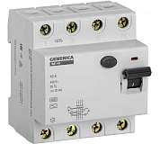 УЗО ВД1-63 4Р 40А 300мА GENERICA IEK MDV15-4-040-300 