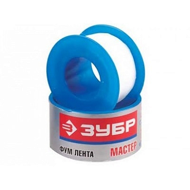 Фумлента ЗУБР "МАСТЕР", плотность 0,40 г/см3, 0,1ммх19ммх15м ЗУБР 12373-19-040 