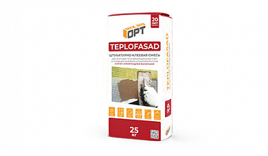 Монтажный клей OPT TEPLOFASAD (клей-армирование) 25 кг
