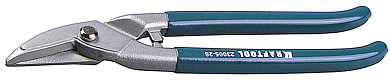 Ножницы по металлу цельнокованые KRAFTOOL 260мм, короткий прямой и выкружной рез, инструментальная с от компании ПРОМАГ