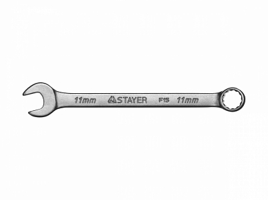 Ключ STAYER "MASTER" гаечный комбинированный, хромированный, 11мм от компании ПРОМАГ
