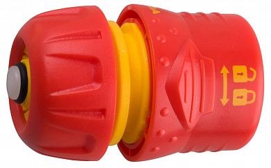Соединитель GRINDA пластмассовый c автостопом и запирающим механизмом, 1/2" GRINDA 8-426331 