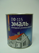 Эмаль ПФ-115 красная (б.2,5кг) РОССИЯ ПФ-115 КР-2,5 
