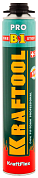 Пена монтажная KRAFTOOL KRAFTFLEX PREMIUM PRO B1 профессиональная, пистолетная, всесезонная, 750 мл KRAFTOOL 41186 
