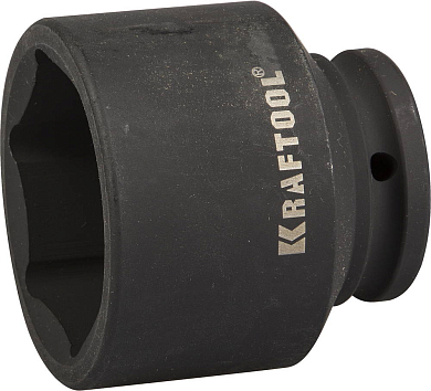 Торцовая головка KRAFTOOL "INDUSTRIE QUALITAT" ударная (3/4"), FLANK, Cr-Mo, фосфатированная, 55 мм KRAFTOOL 27945-55_z01 