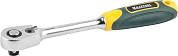 Трещотка для торцовых головок KRAFTOOL "PRO", Сr-V сталь, 60 зубцов, 3/8" KRAFTOOL 27794-3/8 