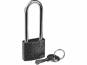 Замок STAYER "STANDARD" навесной, металлический корпус, удлиненная закаленная дужка, 38мм STAYER 37160-38-1 