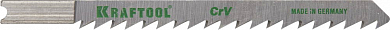 Полотна KRAFTOOL, U101D, для эл/лобзика, Cr-V, по дереву, ДСП, ДВП, чистый рез, US-хвост., шаг 4мм,  от компании ПРОМАГ