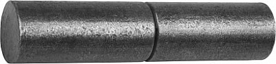 Петля СИБИН для металлических дверей, галтованная, цилиндрической формы, с впрессованным шариком, 45