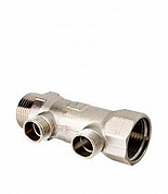 Коллектор 1' х 2 выхода 1/2' НР (VTc.500.N.0602) VALTEC VTc.500.N.0602 