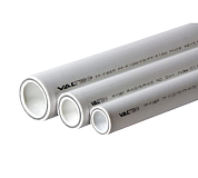 Труба полипропиленовая армированная стекловолокном PPR FIBER PN25 50 х 8.3 белая VALTEC VTp.700.FB25.50 