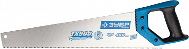 Ножовка по дереву (пила) ЗУБР ЛЕВША-7 450 мм, 7 TPI, универсальный зуб, вдоль и поперек волокон, для от компании ПРОМАГ