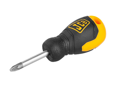 Отвертка JCB, хромомолибденовая сталь S2, двухкомпонентная рукоятка, магнитный наконечник, PZ №2х40м от компании ПРОМАГ