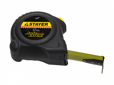 Рулетка измерительная  5м/25мм STAYER "MASTER" "AUTOLOCK", корпус с резиновым напылением, автостоп от компании ПРОМАГ