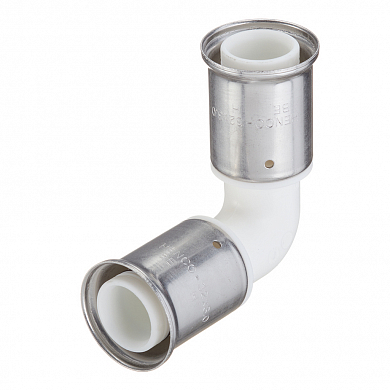 Угольник пресс 90 град 32х32 ПВДФ белый (1PKW-3232) Henco 1PKW-3232 