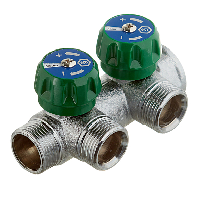 Коллектор распределительный 3/4' х 2 выхода 3/4' ЕК (SMB-6850-343402) STOUT SMB-6850-343402 