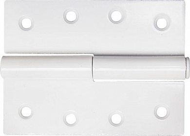 Петля дверная STAYER "MASTER" разъемная, цвет белый, правая, 100мм STAYER 37613-100-2R 