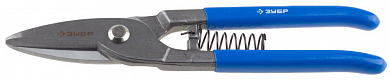Ножницы по металлу цельнокованые ЗУБР 220мм, прямые, усиленные, твердость HRC 58-61 от компании ПРОМАГ