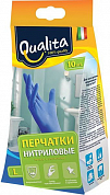 QUALITA перчатки нитриловые 10 шт L QUALITA 4600999010903 
