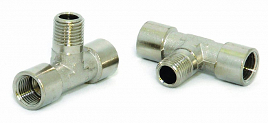 ELITECH Тройник Т-образный 1х1/4"(папа), 2х1/4" (мама), 20шт  0704.004804 