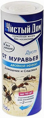 ЧИСТЫЙ ДОМ Дуст от муравьёв 350 г туба