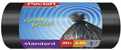 PACLAN Мешки для мусора STANDART 20л 40шт