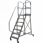 Лестница с площадкой 7 ступ. Krause 820051 