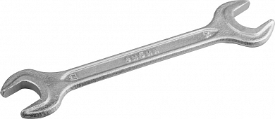 Ключ рожковый гаечный СИБИН, белый цинк, 22х24мм от компании ПРОМАГ