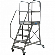 Лестница с площадкой 5 ступ. Krause 820037 