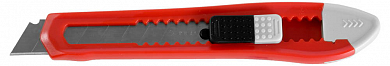 Нож ЗУБР "СТАНДАРТ" с сегментированным лезвием, корпус из AБС пластика, сдвижной фиксатор, сталь У8А от компании ПРОМАГ