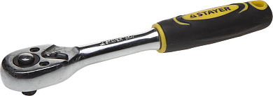 Трещотка для торцовых головок STAYER "PROFI", Сr-V сталь, 45 зубцов, 1/4" STAYER 27786-1/4 