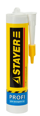Клей монтажный STAYER Professional, для молдингов и панелей, 280мл STAYER 41327 