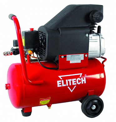 ELITECH Компр.коакс.,мас,24л,вх.198л/м,8бар,1.5кВт,25кг,5инстр.  КПМ 200/24+5К 