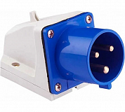 Вилка стационарная 523 2Р+РЕ 32А 220В IP44 PROxima EKF ps-523-32-220 