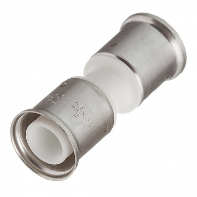 Муфта пресс 26х26 ПВДФ белая (15PKW-2626) Henco 15PKW-2626 