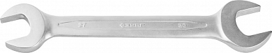 Ключ ЗУБР "ПРОФИ" гаечный рожковый, Cr-V сталь, хромированный, 27х30мм от компании ПРОМАГ