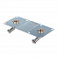 Водорозетка двойная пресс 16x1/2'ВРx16x1/2'ВР для гипсокартона, латунь (28PF-16041604)