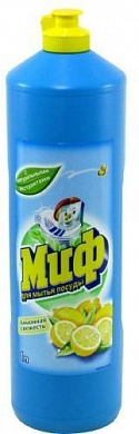 МИФ Средство для мытья посуды Лимонная свежесть 1л МИФ 5413149397811 