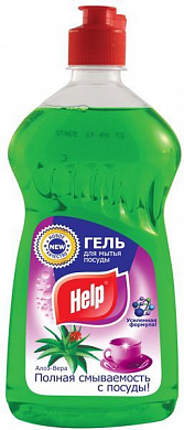 HELP Гель для мытья посуды Алоэ 500 мл HELP 4605845001036 