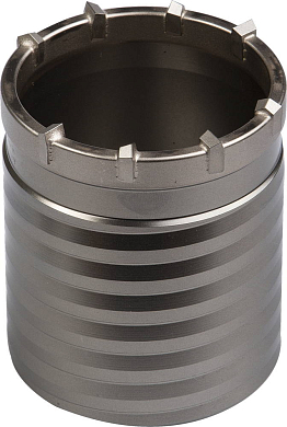Коронка KRAFTOOL буровая, конусная посадка, D-80мм, L-100мм KRAFTOOL 29200-80 
