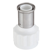 Муфта пресс 32х5/4'ВР переходная, ПВДФ белая (18PKW-3207) Henco 18PKW-3207 