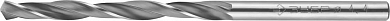Сверло ЗУБР "МАСТЕР"  по металлу, цилиндрический хвостовик, быстрорежущая сталь Р6М5, 4,4х80мм