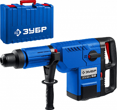 Перфоратор ЗУБР "ПРОФЕССИОНАЛ", SDS-Max, 18Дж, 1500Вт, 10кг, кейс/ЗПМ-52-1500 ЭК заказать на isnab.ru