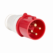 Вилка кабельная 32А 3Р+Е IP44 переносная 380В EKF ps-024-32-380 